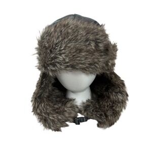 Dakota Dan Men's Trapper Hat Plaid Faux Fur Ear Flaps Winter‎ Warm One Size